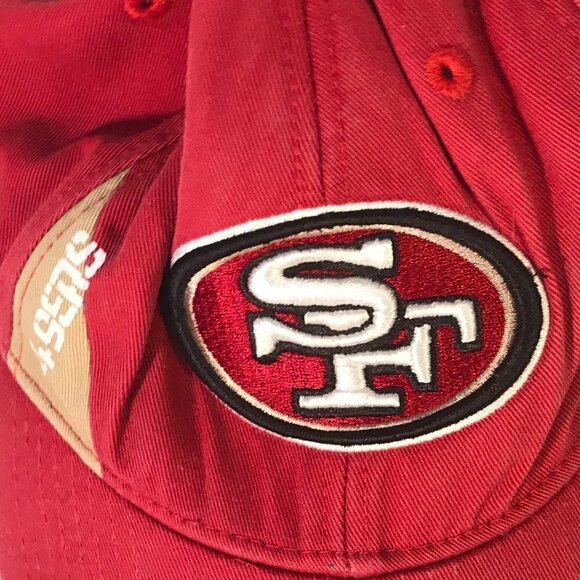 NFL San Francisco 49ers Pro Football Red Adjustable Hat Cap - Picture 3 of 6